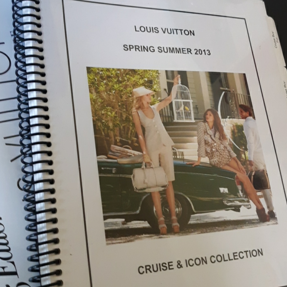 Louis Vuitton authentic vintage look book